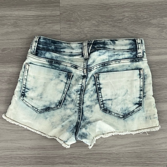 Mossimo Supply Co. American Flag Jean Shorts - Blue and Red - Picture 2 of 3